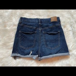 American Eagle Curvy Hi-Rise Denim Shortie Size 4
